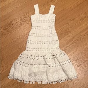 Zimmermann White Lace Dress